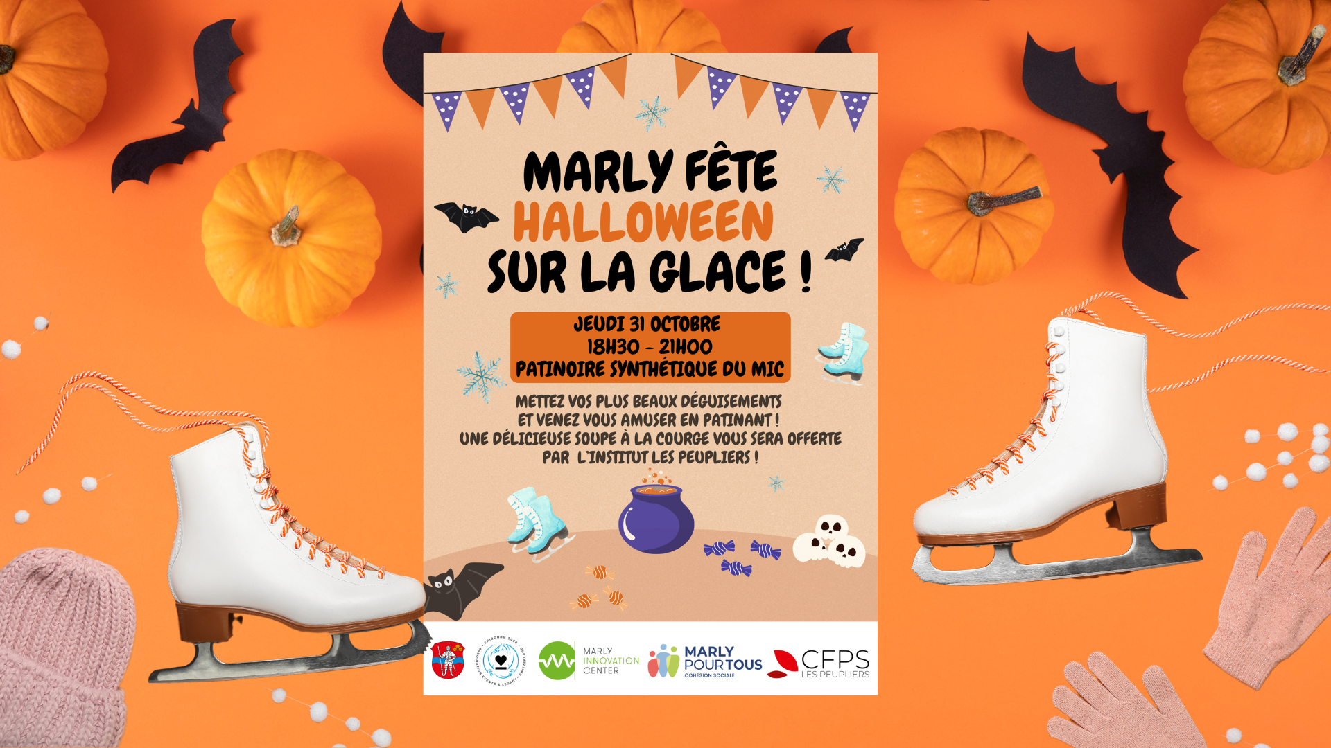 Image Venez patiner à Marly le 31 octobre